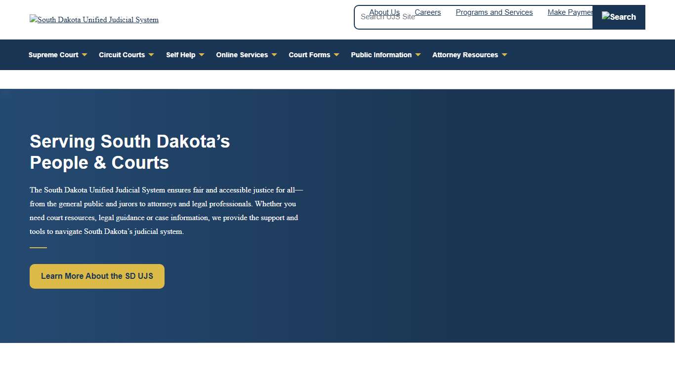 Home | South Dakota Unified Judicial System